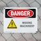 Signmission Moving Machinery Danger Sign, Plastic, 10in W x 7in L, 2PK OS-2PACK-DS-P-710-L-1453 - alternate 8